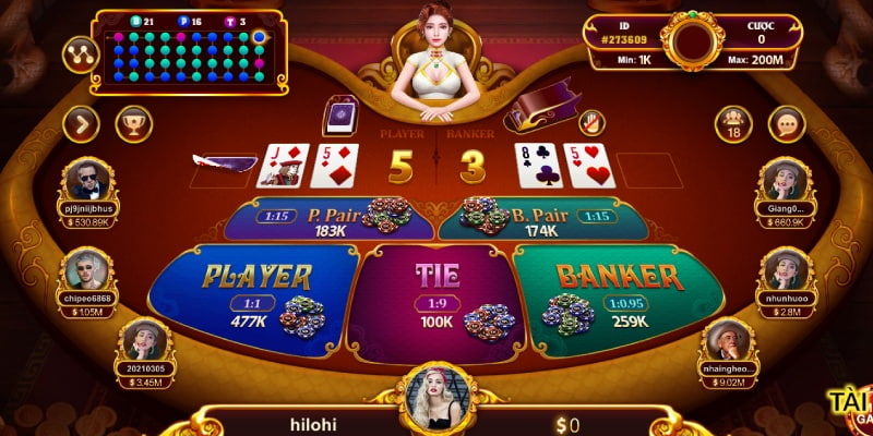 Hướng dẫn cách chơi chi tiết Baccarat tại Thabet